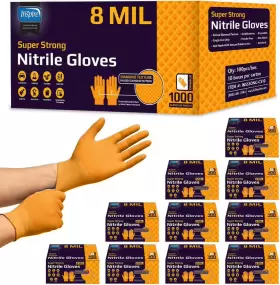 689828350438 INSPIRE Nitrile Disposable Gloves Ultra Mil Grip #2