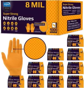 689828350438 INSPIRE Nitrile Disposable Gloves Ultra Mil Grip