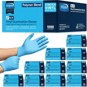 Bluevinblnd-prt INSPIRE Nitrile Blend Exam Gloves Disposable