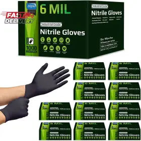 744110442854 INSPIRE Stretch Nitrile Gloves Disposable Latex