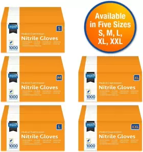 744110925364 INSPIRE Nitrile Gloves Stretch Exam #3
