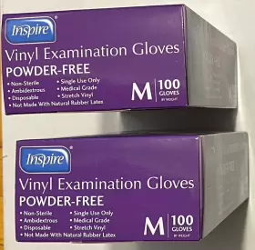 816554010262 INSPIRE Stretch Examination Gloves Powder #3