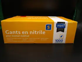 INSLBNG-CS10-S INSPIRE Light Nitrile Gloves Szs Disposable