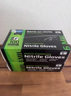 INSPBKNGV2-L INSPIRE Pack Nitrile Gloves Mil Medical Exam Box
