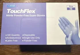 855303008167 INTCO Touchflex Nitrile Powder Exam Gloves Latex