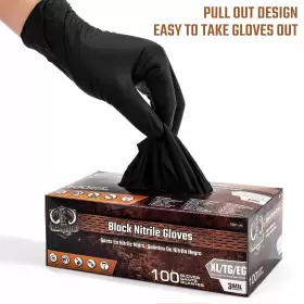 669356645282 IRON MAMMOTH Nitrile Gloves Disposable Cleaning #2