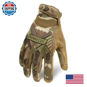 B0D1W3TC46 IRONCLAD Tactical Impact Camo Gloves