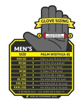 IKC5-BAS-03-M IRONCLAD Knit Nitrile Glove Palm #3