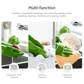 782917309680 IUCGE Dishwashing Gloves Kitchenrubber Cleaning #2
