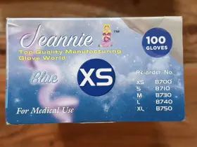 TQ26P71019 JEANNIE Nitrile Medical Exam Disposable Gloves
