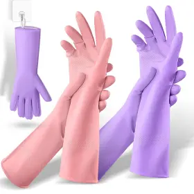 727376333463 JIEDHIUR Rubber Cleaning Gloves Storage Lanyard