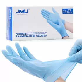 25301009-11 JMU Nitrile Gloves Medical Exam Mil Latex Powder