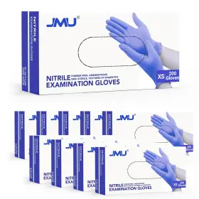25301018 JMU Nitrile Gloves Mil Disposable Latex Vio