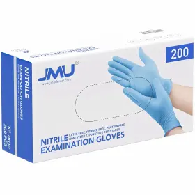 COUNT3.5MILBLUE JMU Nitrile Gloves Disposable Latex