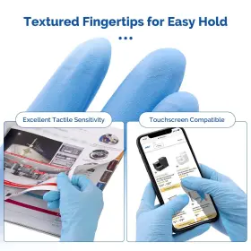 648722833225 JMU Nitrile Gloves Disposable Latex #2