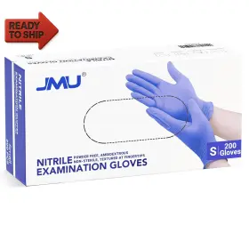 726084381254 JMU Nitrile Exam Gloves Mil Powder Latex