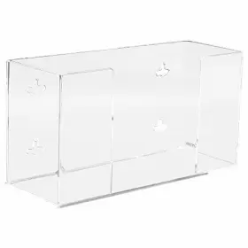 809099089350 KANTEK Wall Acrylic Glove Box Holder Dispenser