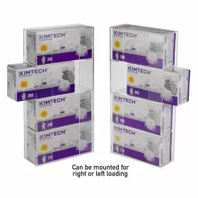 AH145 KANTEK Wall Acrylic Glove Box Holder Dispenser #3