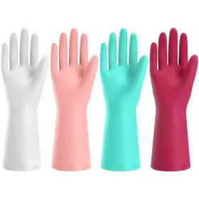 US-FDY-GLOVES-04-DQ-L KAQ Rubber Cleaning Latex Slip Kitche