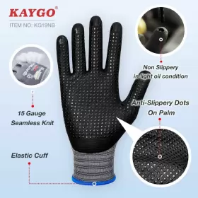 615068620635 KAYGO Gloves Microfoam Nitrile Coated Seamless #2