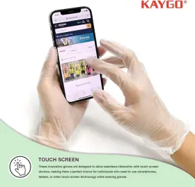 711181734096 KAYGO Disposable Gloves Powder Latex Mil Idea #3