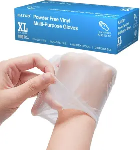 711181734096 KAYGO Disposable Gloves Powder Latex Mil Idea