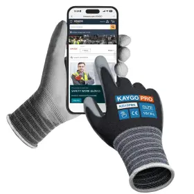 B0CQQD2M3P KAYGO Gloves Coated Lite Touchscreen Safety