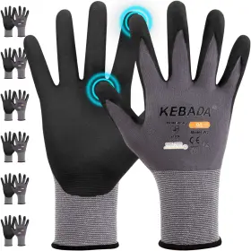 B0BCVJ3X7D KEBADA Micro Foam Coated Touchscreen Gloves Grip