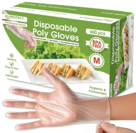 600PK KEPPI Pack Disposable Gloves Food Safe