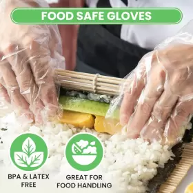 100PK KEPPI Gloves Bpa Latex Food Handling #2