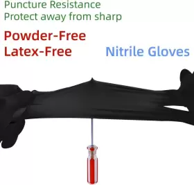 744759797254 KEXLE Nitrile Disposable Gloves Pack Latex Food #3