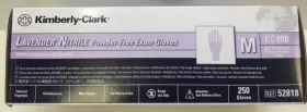 52818 KIMBERLY-CLARK Nitrile Powder Exam Gloves Med Lavender #3