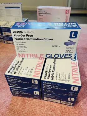 6340313 KINGFA Nitrile Medical Gloves Mil Latex Powder