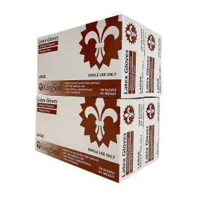 602571772067 KINGSEAL Latex General Gloves Powder Mil Medical