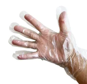 602571776072 KINGSEAL Light Poly Disposable Gloves Powder #2