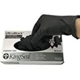 830-07B KINGSEAL Ultrablack Nitrile Exam Gloves Medical