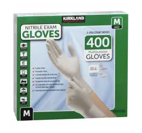 096619437610 KIRKLAND Dnrbyi Nitrile Exam Gloves Latex