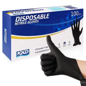 OP-018V-XSXM KKD Nitrile Gloves Mil Disposable Powder Food Gl