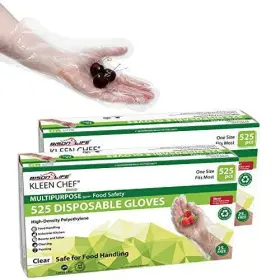 811437026842 KLEEN CHEF Disposable Food Handling Cuff Poly