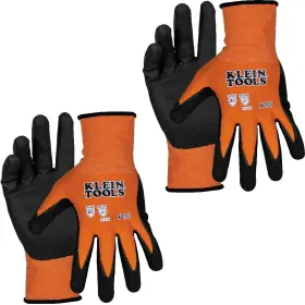 B0C9FNLK7J KLEIN TOOLS Gloves Ansi Nitrile Coated