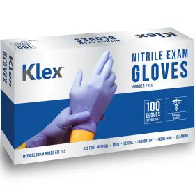 3XKX100N-S KLEX Nitrile Exam Gloves Medical Powder Rubber
