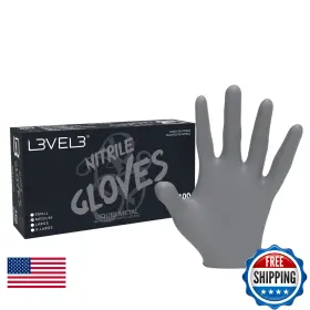 B09QH3WY15 L3 Nitrile Gloves Disposable Latex Snug Box
