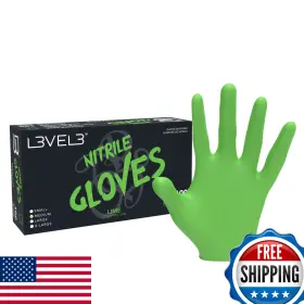 B09QH65RXJ L3 Level Nitrile Gloves Box Latex Disposable