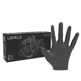 I0131744 L3 Pack Nitrile Disposable Gloves Barber Salon
