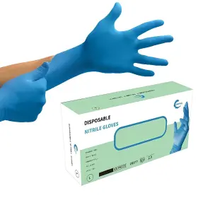 974573470185 LANHUO Nitrile Disposable Gloves Powder Latex