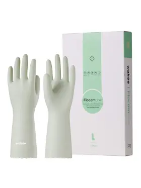 WF62 LANON PROTECTION Dishwashing Gloves Flocked Liner Slip