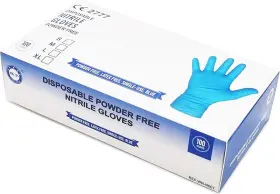 710638808298 LIAN SHOU Disposable Powder Nitrile Gloves