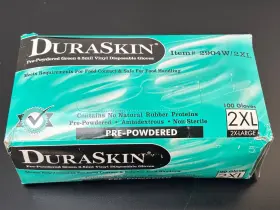 2904W LIBERTY SAFETY Duraskin Disposable Exam Gloves