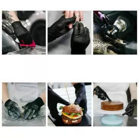 00840408463331 LIFE GUARD Nitrile Powder Examination Gloves #3