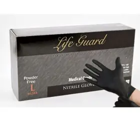 86344 LIFE GUARD Nitrile Medical Laboratory Gloves Powder